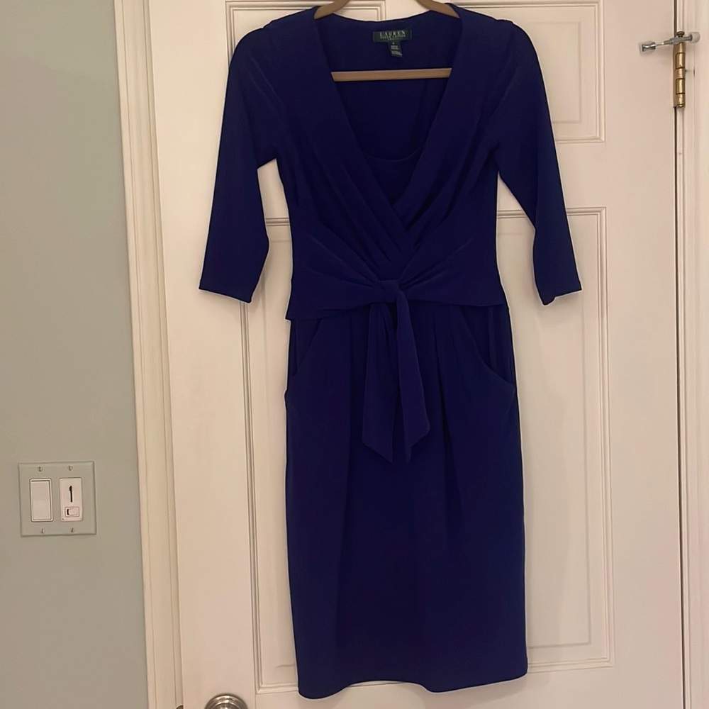 Ralph Lauren Blue Bodycon Dress
